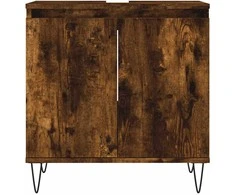 Vonios kambario spintelė, dūminio ąžuolo, 58x33x60cm, mediena