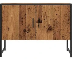 Vonios kambario spintelė, medienos, 80x33x60cm, mediena