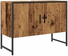 Vonios kambario spintelė, medienos, 80x33x60cm, mediena