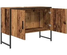 Vonios kambario spintelė, medienos, 80x33x60cm, mediena