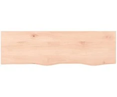 Vonios kambario stalviršis, 100x30x(2-4) cm, medienos masyvas