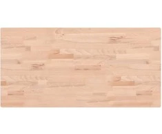 Vonios kambario stalviršis, 100x50x2,5 cm, bukmedžio masyvas
