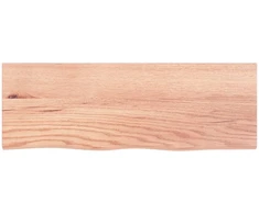Vonios kambario stalviršis, šviesiai rudas, 80x30x2 cm, mediena