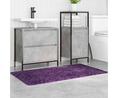 Neslystantis vonios kilimėlis Violetinė 70 x 120 cm PP