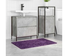 Neslystantis vonios kilimėlis Violetinė 60 x 90 cm PP