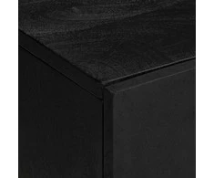 Vonios Kriauklė Spintelė Juoda 62x33x58 cm Engineered Wood