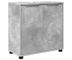 Vonios kriauklės cabinetas Betono pilka 60 x 30 x 60 cm