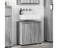 Vonios kriauklės cabinetas Pilkas Sonoma 60 x 30 x 60 cm
