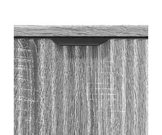 Vonios kriauklės spinta Pilkas Sonoma 60,5 x 33,5 x 61 cm