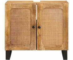 Vonios kriauklės spinta Ruda 62 x 33 x 58 cm Kietas mango medis