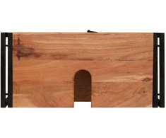 Praustuvo spintelė Ruda 71 x 33 x 58 cm Kietos akacijos mediena