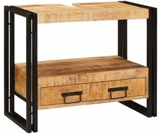 Veidrodžių kabinetas Ruda 71 x 33 x 58 cm Kietas mango medis