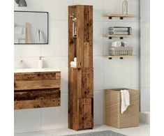 Vonios spintelė Old Wood 25x25x170 cm Engineered Wood