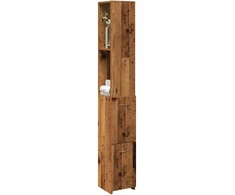Vonios spintelė Old Wood 25x25x170 cm Engineered Wood