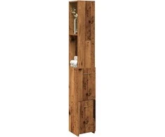 Vonios spintelė Old Wood 25x25x170 cm Engineered Wood