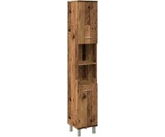 Vonios spintelė Old Wood 30x30x179 cm Engineered Wood