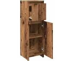 Vonios spintelė Old Wood 30x30x95 cm Engineered Wood