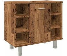 Vonios spintelė Old Wood 60x32x53,5 cm Engineered Wood