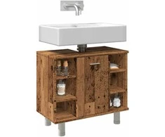 Vonios spintelė Old Wood 60x32x53,5 cm Engineered Wood