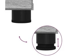 Vonios spintelė su stalčių Pilkas Sonoma 76,5 x 35 x 64 cm