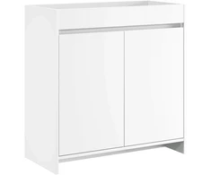 Vonios spintelė po kriaukle Balta 78,5 x 37,5 x 81 cm