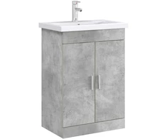 Vonios spintelė po kriaukle Betono pilka 78,5 x 37,5 x 81 cm