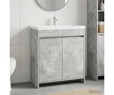 Vonios spintelė po kriaukle Betono pilka 78,5 x 37,5 x 81 cm