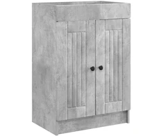 Vonios spintelė po kriaukle Betono pilka 56 x 37,5 x 81 cm