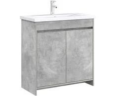 Vonios spintelė po kriaukle Betono pilka 78,5 x 37,5 x 81 cm