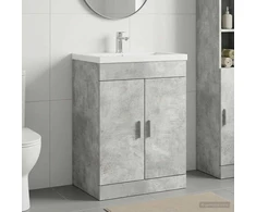 Vonios spintelė po kriaukle Betono pilka 78,5 x 37,5 x 81 cm