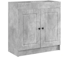 Vonios spintelė po kriaukle Betono pilka 56 x 37,5 x 81 cm