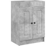 Vonios spintelė po kriaukle Betono pilka 56 x 37,5 x 81 cm