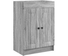 Vonios spintelė po kriaukle Pilka Sonoma 78,5 x 37,5 x 81 cm