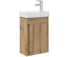 Vonios baldų komplektas su maišytuvu Artisano ąžuolo