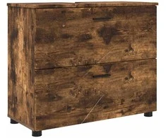 Vonios spintelė su stalčių Rūkyta ąžuolas 76,5 x 35 x 64 cm