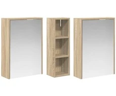 Vonios spintos komplektas 3 pcs 106 x 16 x 62,5 cm