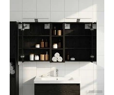 Vonios spintos komplektas 3 pcs 106 x 16 x 62,5 cm