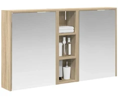 Vonios spintos komplektas 3 pcs 106 x 16 x 62,5 cm