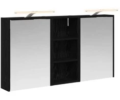 Vonios spintos komplektas 3 pcs 116 x 16 x 62,5 cm