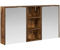Vonios spintos komplektas 3 pcs 116 x 16 x 62,5 cm