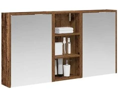 Vonios spintos komplektas 3 pcs 116 x 16 x 62,5 cm