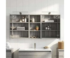 Vonios spintos komplektas 3 pcs 116 x 16 x 62,5 cm