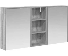 Vonios spintos komplektas 3 pcs 116 x 16 x 62,5 cm