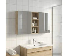 Vonios spintos komplektas 3 vnt. 130 x 14,5 x 70 cm