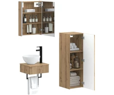 Vonios spintos komplektas 4 pcs Artisano ąžuolo