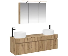 Vonios spintos komplektas 4 pcs Artisano ąžuolo