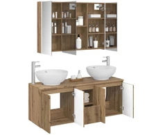 Vonios spintos komplektas 4 pcs Artisano ąžuolo