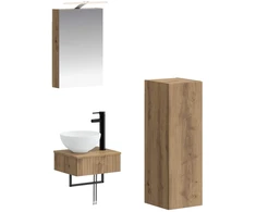 Vonios spintos komplektas 4 pcs Artisano ąžuolo