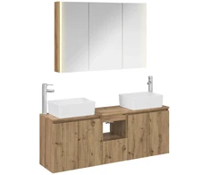 Vonios spintos komplektas 4 pcs Artisano ąžuolo