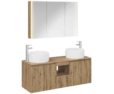 Vonios spintos komplektas 4 pcs Artisano ąžuolo